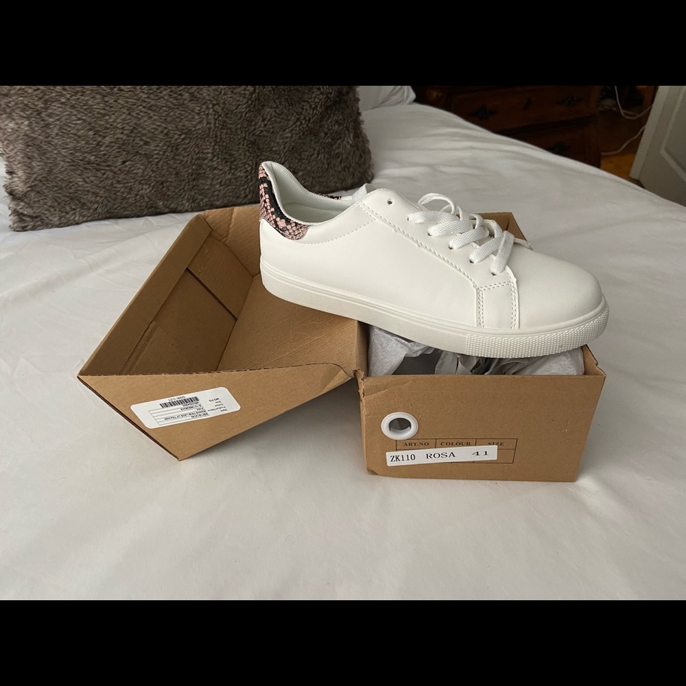 Misguided White Sneakers
